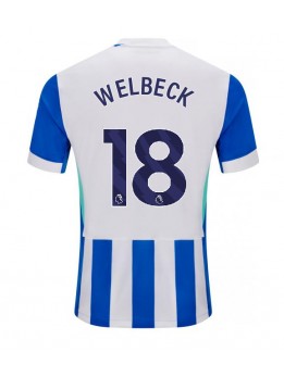 Muži Futbalové oblečenie Brighton Danny Welbeck #18 2025-26 Krátky Rukáv - Domáci